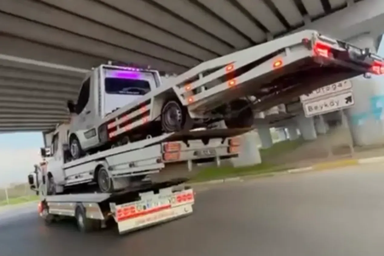 Düzce bağlantı yolunda üç çekici 