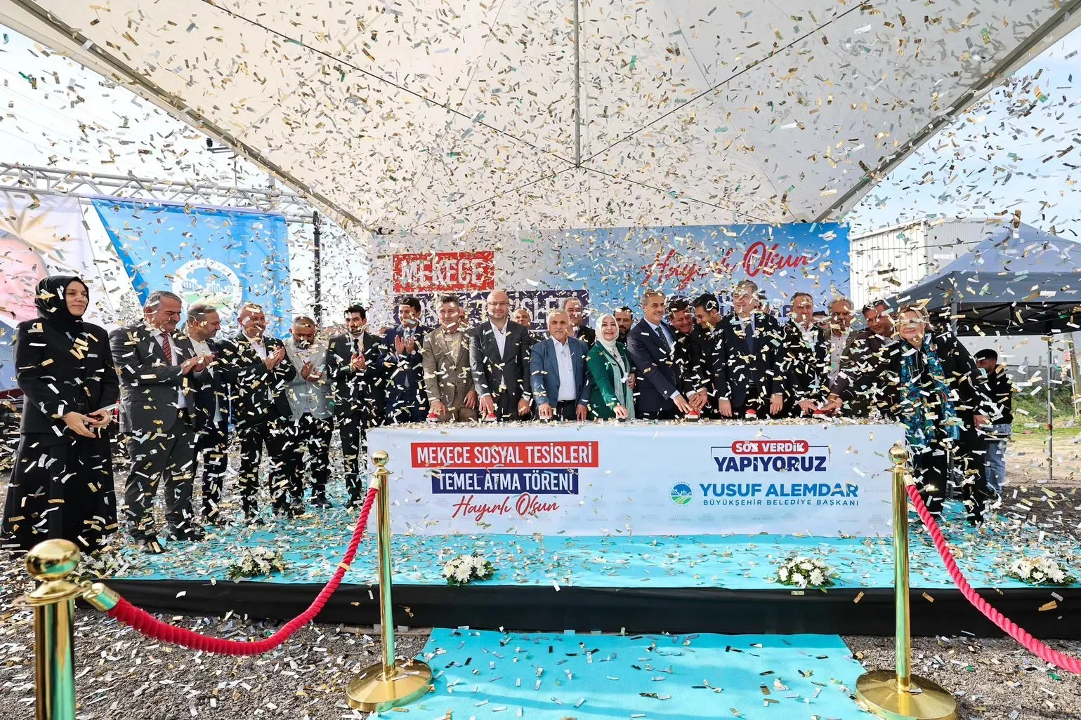 Sakarya Mekece’de sosyal tesisin temeli atıldı