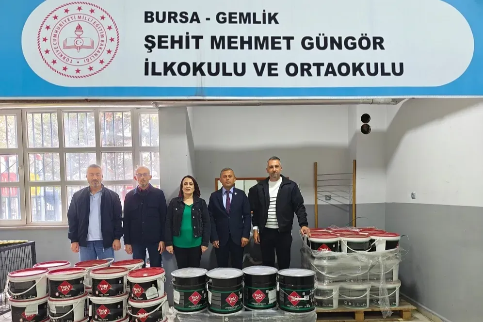 Bursa Gemlik’te Şehit Mehmet Güngör İlkokulu