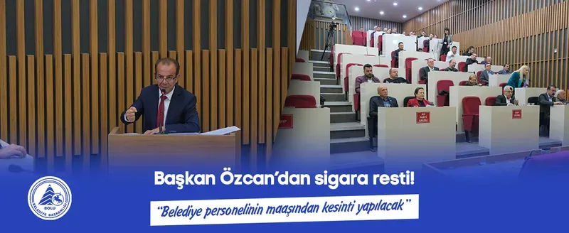 Bolu Belediye Başkanı Tanju Özcan, çocuk oyun alanlarında sigara kullanımını yasakladı