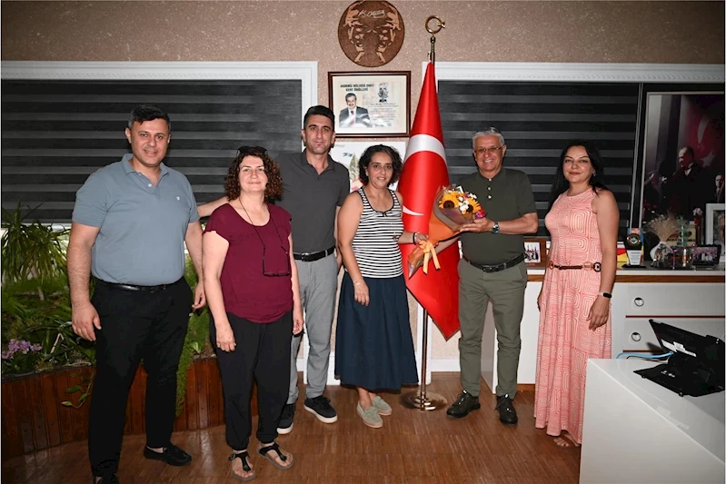 Tekirova Halit Narin İlköğretim Okulu’ndan Başkan Topaloğlu’na Ziyaret