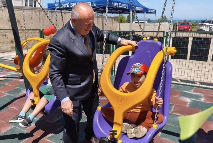 ÜNYE BELEDİYESİ’NDEN ÖZEL ÇOCUKLARA ENGELSİZ PARK
