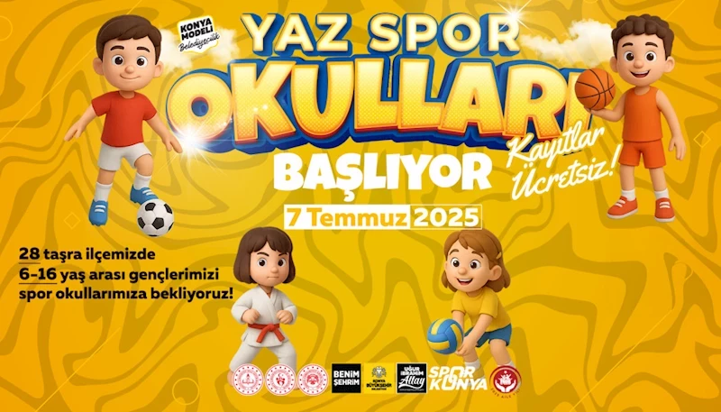BAŞKAN ALTAY 28 İLÇEDE ÇOCUKLARI VE GENÇLERİ YAZ SPOR OKULLARI’NA KAYIT OLMAYA DAVET ETTİ