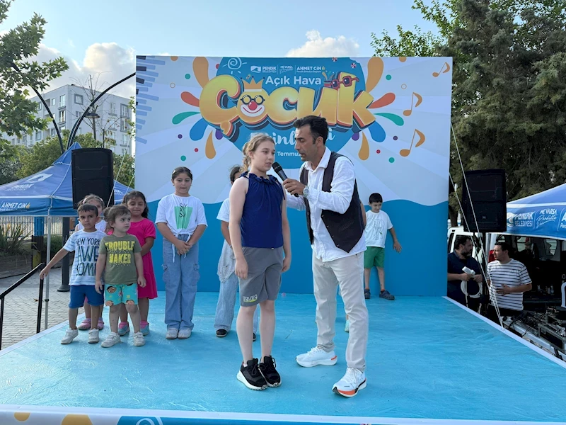 Bir Ay Sürecek “Açık Hava Çocuk Etkinlikleri” Başladı