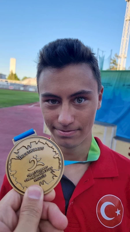 MERAM’IN ALTIN ÇOCUĞU AVRUPA ŞAMPİYONU!