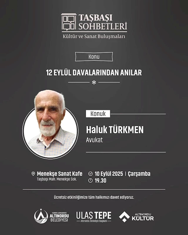 TAŞBAŞI’NDA BU HAFTA 12 EYLÜL DARBESİ KONUŞULACAK