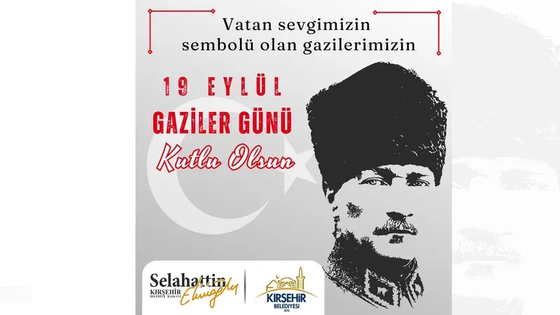 BAŞKANIMIZ EKİCİOĞLU, “GAZİLER GÜNÜ” MESAJI YAYINLADI