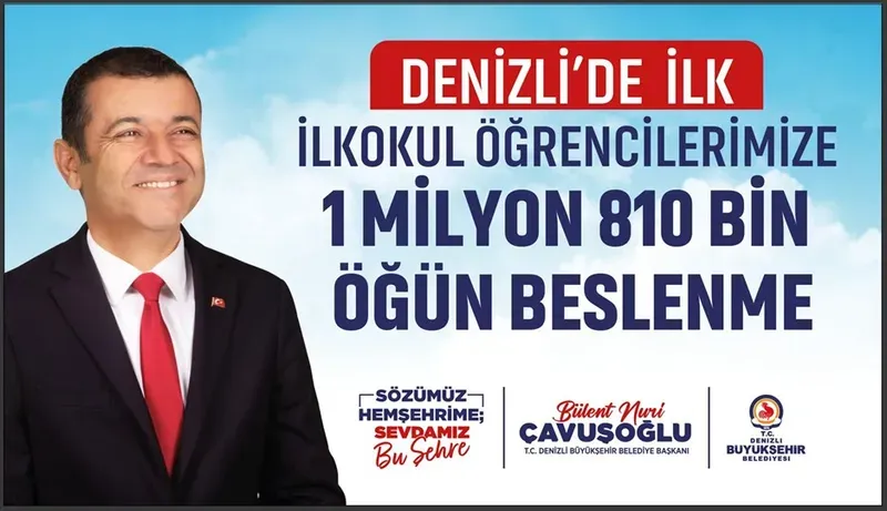 Başkan Çavuşoğlu’ndan miniklere 1 milyon 810 bin sağlık dolu öğün