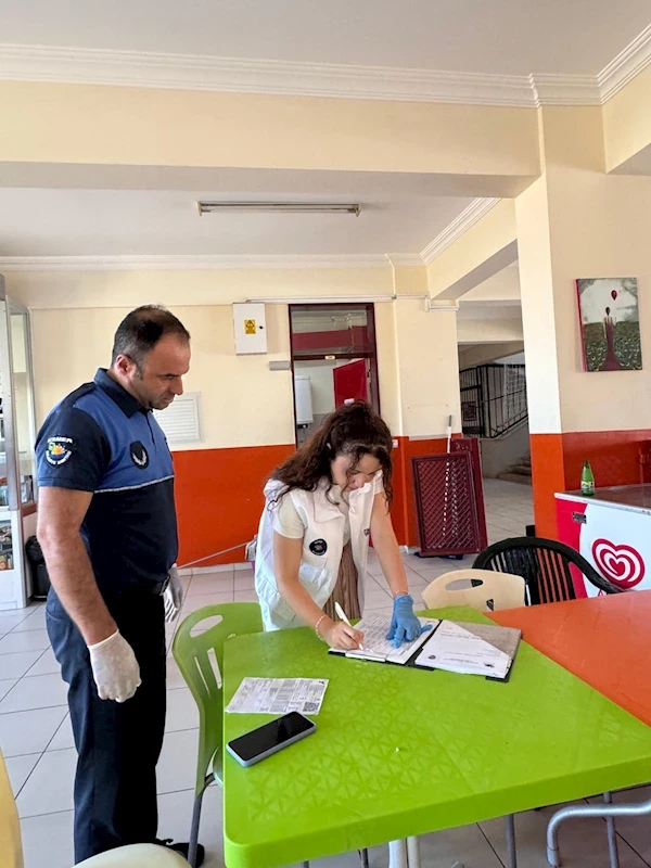 Zabıtadan okul kantinlerinde denetim