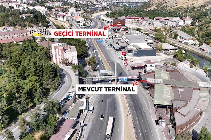 Karabük’te Geçici Terminal Hizmet Vermeye Başladı