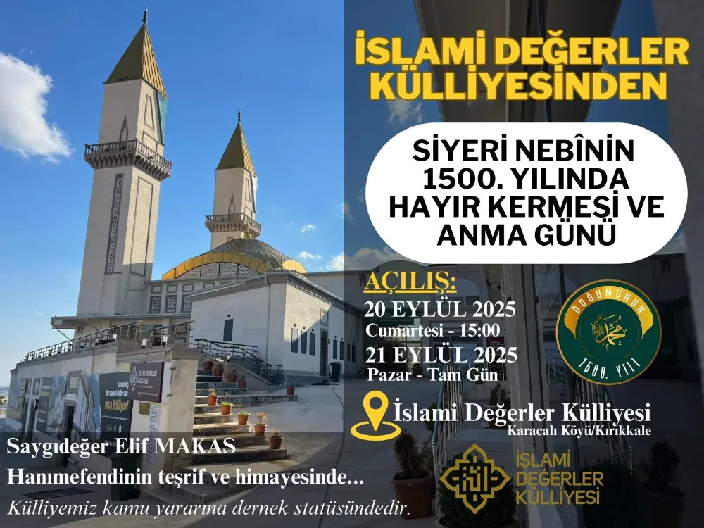 KÜLLİYEDE BULUŞMA DAVETİ