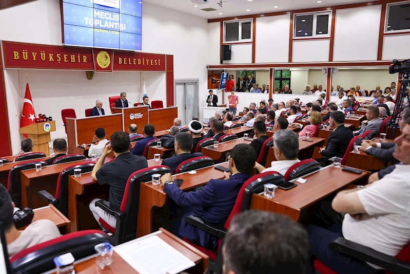 Büyükşehir meclisi toplanıyor